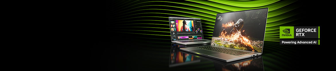 Game Changer Nvidia Blackwellista tehonsa saavat eForce RTX™ 50 -sarjan kannettavien tietokoneiden grafiikkasuorittimet tarjoavat mullistavia ominaisuuksia pelaajille ja luovan työn tekijöille.